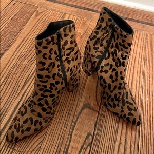 Topshop pony hair boots